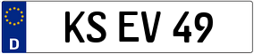 Truck License Plate